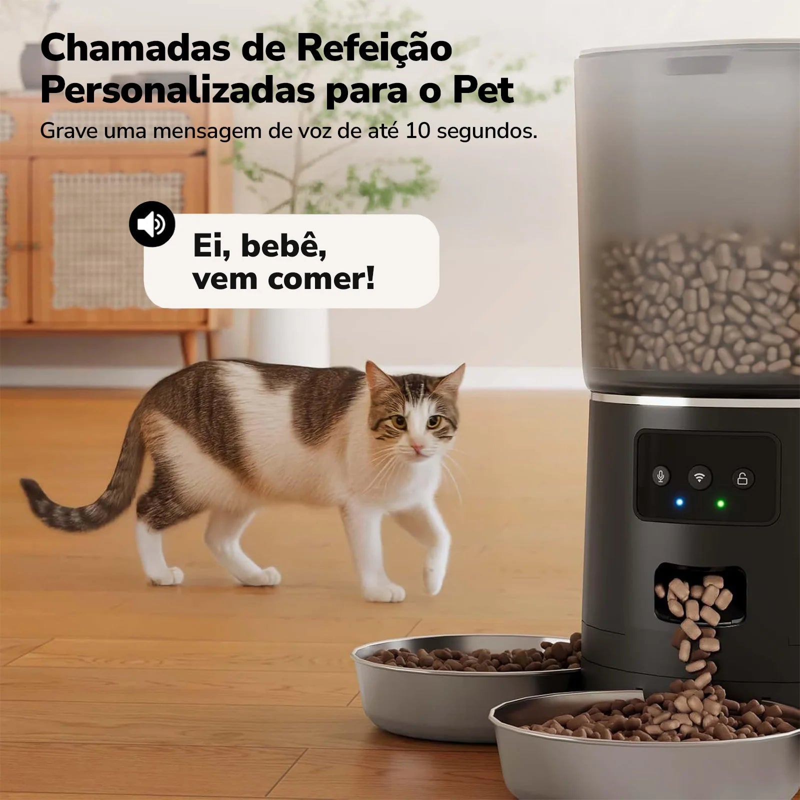 Alimentador Inteligente NewPet com Controle por App
