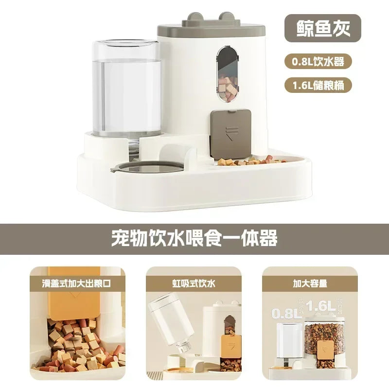 Alimentador Automático com Bebedouro Integrado