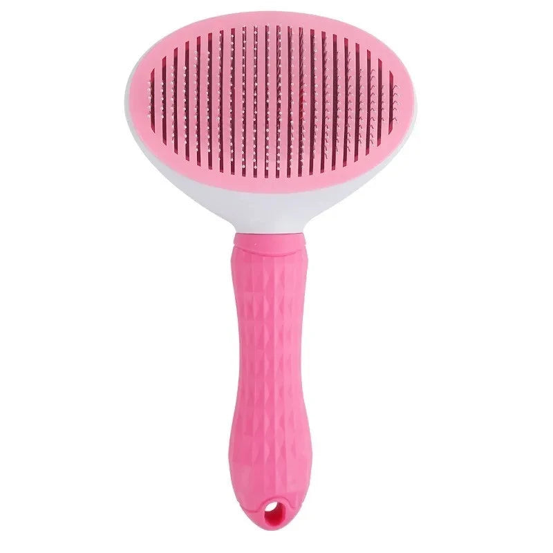 Escova Autolimpante Premium para Cães e Gatos