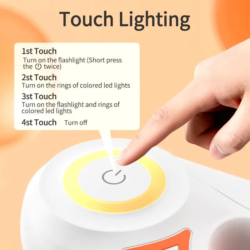 Guia Retrátil para Cães com LED