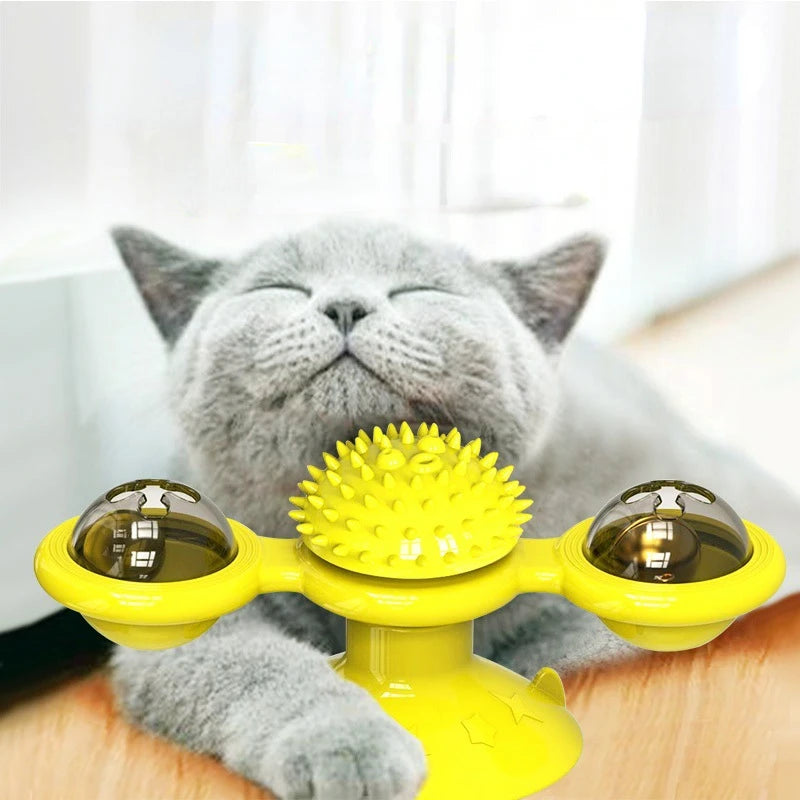 Brinquedo Interativo Giratório para Gatos