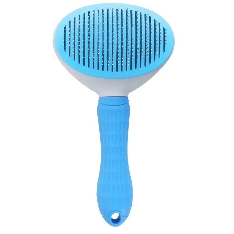 Escova Autolimpante Premium para Cães e Gatos