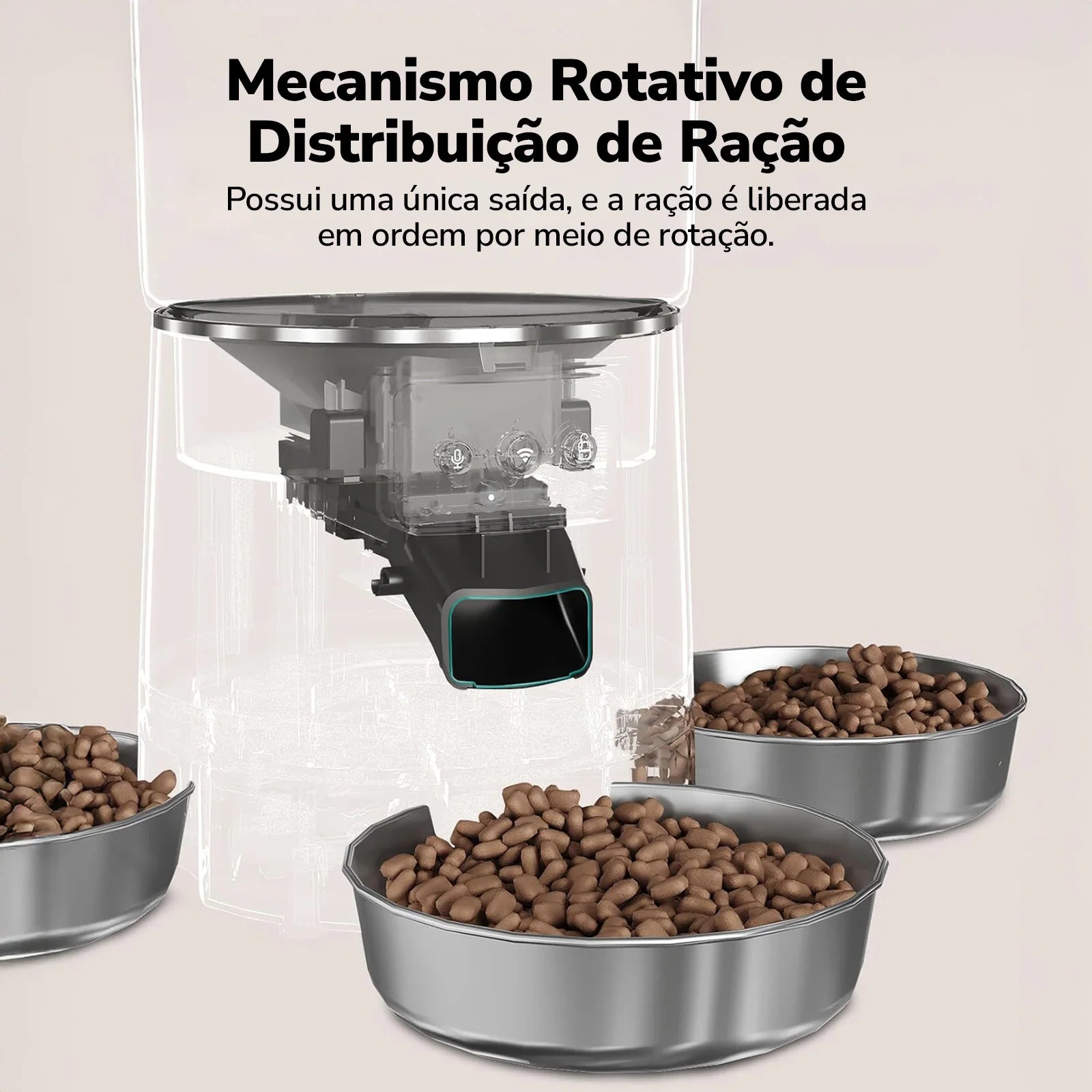 Alimentador Inteligente NewPet com Controle por App